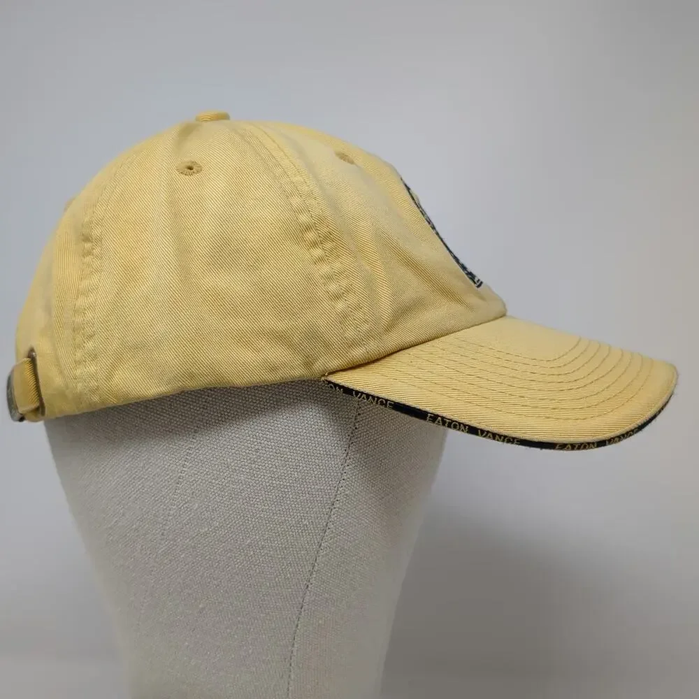 Vitronic Eaton Vance Yellow One Size Baseball Cap Slideback Hat Logo Brim Text